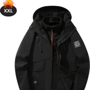 Bovista Skipak - SkiBroek - Skijas - Ski Suit - Wintersport - Dames - Winter - Warm Fleece - Zwart - Maat XXL