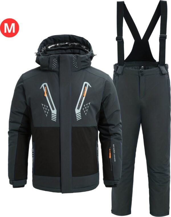 Bovista Skipak - SkiBroek - Skijas - Ski Suit - Wintersport - Heren - 2-Delig - Beige - Winter - Maat M