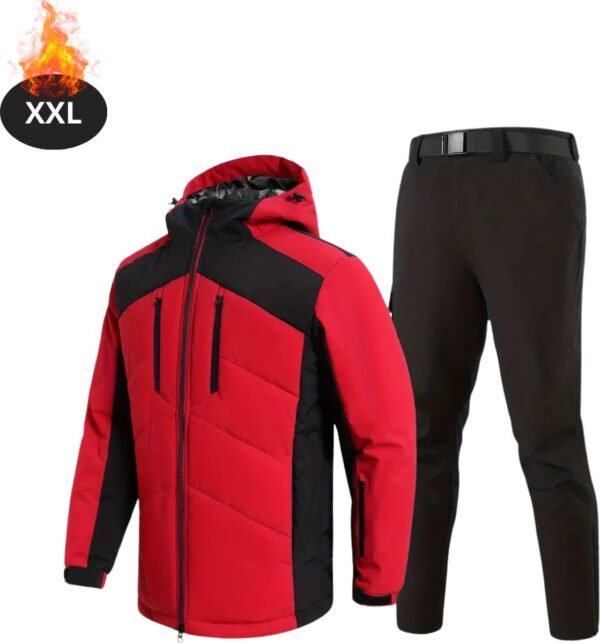 Bovista Skipak - SkiBroek - Skijas - Ski Suit - Wintersport - Heren - 2-Delig - Rood - Maat XXL