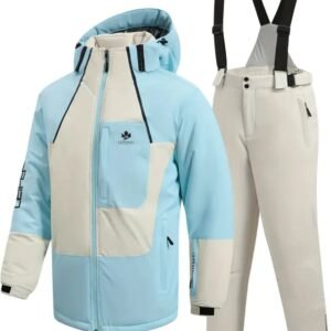 Bovista Skipak - SkiBroek - Skijas - Ski Suit - Wintersport - Heren - 2-Delig - Wit - Maat XL