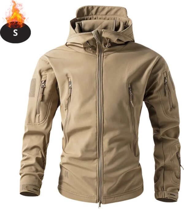 Bovista Skipak - SkiBroek - Skijas - Ski Suit - Wintersport - Heren - Winter - Warm Fleece - Beige - Maat S