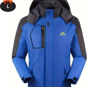 Bovista Skipak - SkiBroek - Skijas - Ski Suit - Wintersport - Heren - Winter - Warm Fleece - Blauw - Maat L