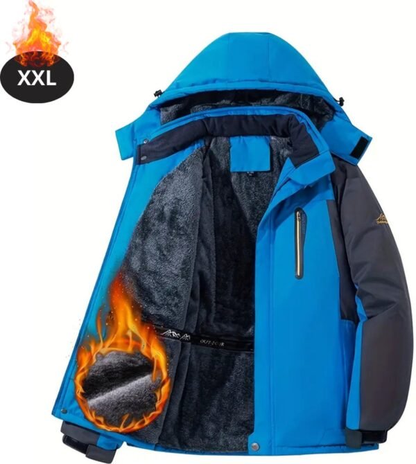 Bovista Skipak - SkiBroek - Skijas - Ski Suit - Wintersport - Heren - Winter - Warm Fleece - Blauw - Maat XXL