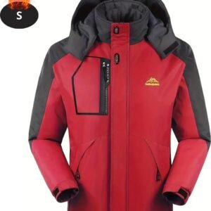 Bovista Skipak - SkiBroek - Skijas - Ski Suit - Wintersport - Heren - Winter - Warm Fleece - Rood - Maat S