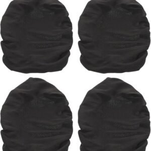 Bril Beschermhoes - Lenshoes Stofhoes - Wintersport Bescherming - Wasbaar Zacht Materiaal - 18x11 cm - Zwart