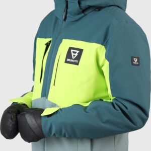 Brunotti Aratin Heren Wintersport Ski Jas - Groen - XXL