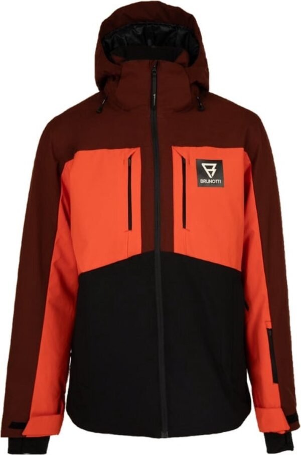 Brunotti Aratin Heren Wintersport Ski Jas - Rood, Bruin - XXL