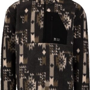 Brunotti Kelstyn-Print Heren Fleece | Siberia Black