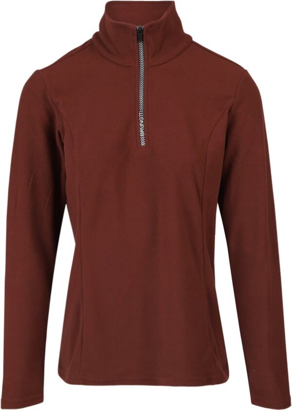 Brunotti Misma Dames Fleece Pully - Rood, Bruin - XL
