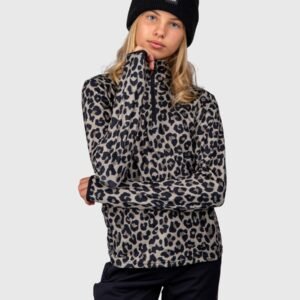 Brunotti Mismy-Print Meisjes Fleece | Luipaard Sneeuw