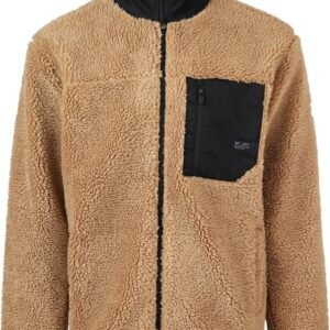 Brunotti Renziost Heren Fleece Teddy Jas - Beige - L