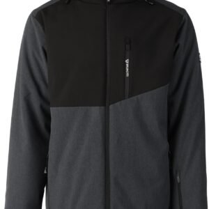 Brunotti Twinstroke Heren Softshell Jas - Dark Grey Melee - XXL