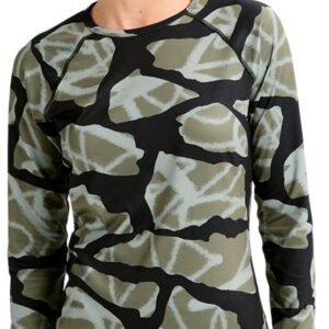 Burton Lightweight X Crew Lange Mouwen Basislaag Groen M Vrouw