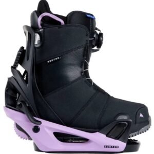 Burton Rental Vrouw Stapt Op Snowboardbindingen Zwart M Vrouw
