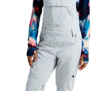 Burton Reserve 2l Stretch Slim Bib Broek Grijs XL Vrouw