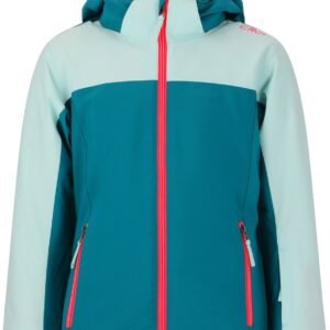 CMP Kid G Jacket Snaps Hood - E867 teal - Wintersport - Jassen - Ski Jassen