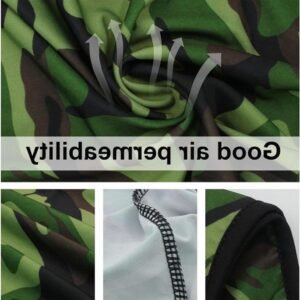 Camo gezichtsmasker bivakmuts balaclava - Set van 3 - Ademend skimasker voor outdoor activiteiten
