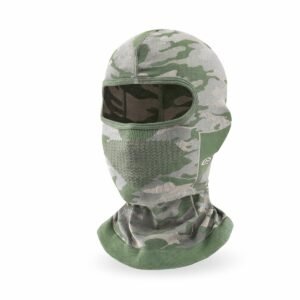 Cloudy - Ski Masker - Bivak - Bivakmuts - Gezichtmasker - Motor / Scooter / Fiets - Gezichtsmasker - Camouflage - grijs & groen