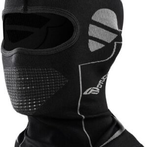 Cloudy - Ski Masker - Bivak - Bivakmuts - Gezichtmasker - Motor / Scooter / Fiets - Gezichtsmasker - Zwart&Grijs