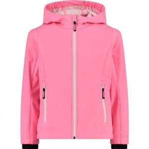 Cmp Fix Hood 3a29385n Softshelljack Roze 14 Years Jongen