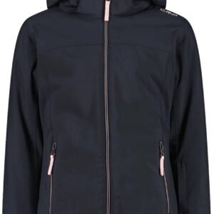 Cmp Snaps Hood 39w2085 Jas Zwart 6 Years Jongens,Meisjes