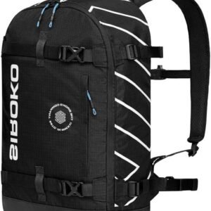 Compacte Rugzak - Sporttas Outdoor - Wintersport Transport - Verstelbare Draagbanden - 18 Liter - Zwart