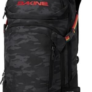 Compacte Rugzak voor Backcountry Avonturen - 20L, Zwart Vintage Camo