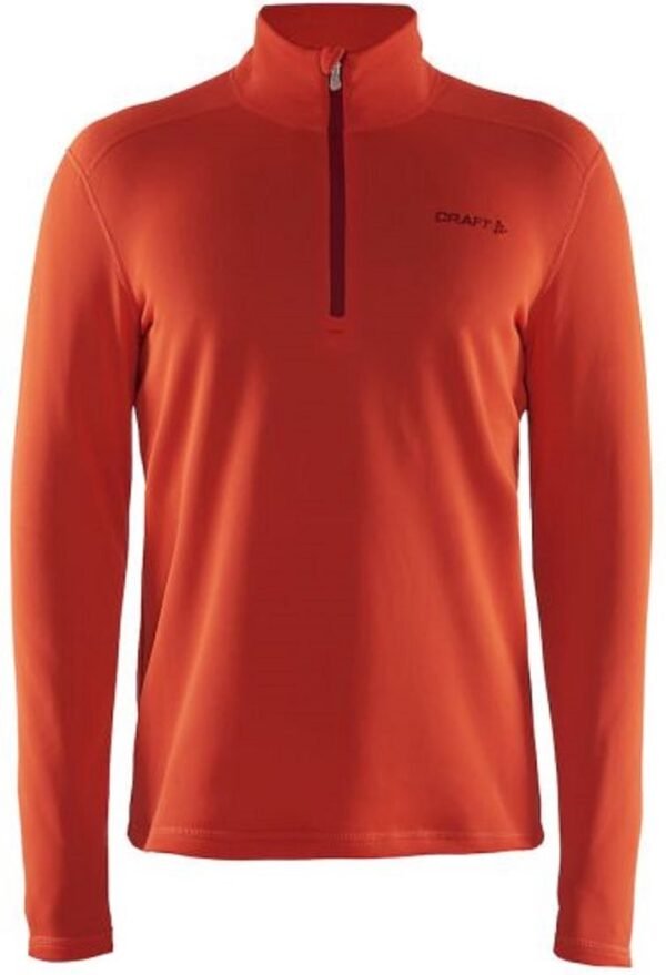 Craft- Heren - Thermo zipshirt - Sweep Halfzip - Oranje - Maat XS