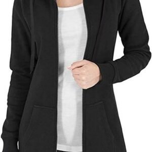 Dames Hoodie met Rits - Comfortabele Sweatjack voor Herfst en Winter
