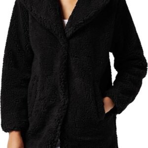 Dames Oversized Sherpa Jas - Tijdloze Elegantie en Urban Stijl
