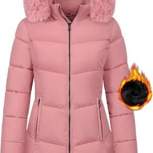 Dames Parka Met Capuchon Dik Gevoerde Pufferjas Warme Lange Winterjas