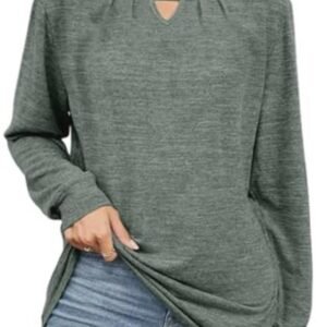 Dames Pullover met Lange Mouwen - Casual Sweatshirt voor Herfst en Winter
