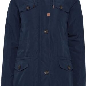 Dames Winter Parka Lange Warm Gevoerde Jas met Hoge Kraag