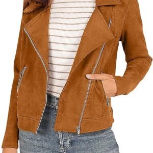 Dames Winterjas - Kunstleren Jas - Dagelijks Gebruik - Met Zakken - Kort Model - Zwart