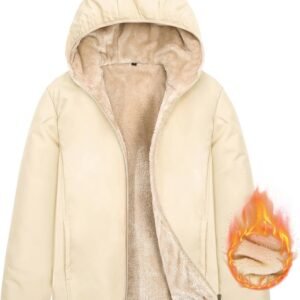 Dames sweatshirt met capuchon en thermo-fleece voor herfst en winter