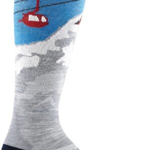 Darn Tough | Heady Yeti | OTC | Midweight | Cushion | Skisokken | Heren | Gray | 43-45.5 -