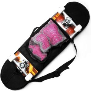 Draagbare Skateboard Rugzak 31 Inch Opvouwbaar Nylon voor Longboard