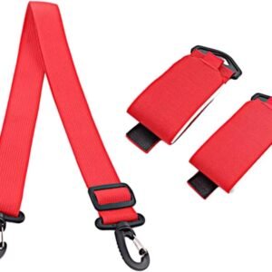 Draagriem Skiuitrusting - Skiband Draagband - Sport Spullen Vervoeren - Verstelbare Lengte - 66-120 cm - Rood
