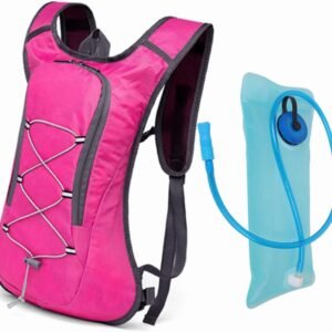 Drinkrugzak met Waterzak - Fietsrugzak Hydratatie - Buiten Sporten - Lichtgewicht Ademend - 43x28x8 cm - Rood
