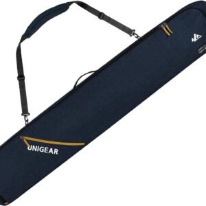 Dubbel gewatteerde skitas voor 1-2 paar ski's - 165/175 cm Donkerblauw