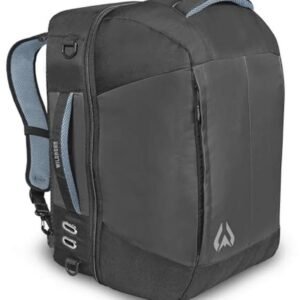 Duurzame Skischoentas voor Ski- en Snowboardlaarzen - Premium Reisrugzak met Geïsoleerd Vak en Meerdere Draagmogelijkheden - Stealth Smoke Blauw, XL