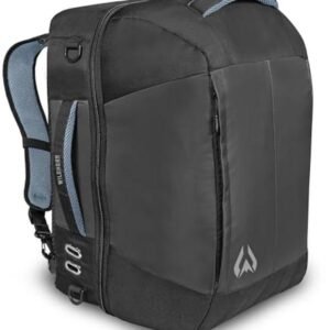 Duurzame Skischoentas voor Ski- en Snowboardlaarzen - Premium Reisrugzak met Geïsoleerd Vak en Meerdere Draagmogelijkheden - Stealth Smoke Blauw, XL