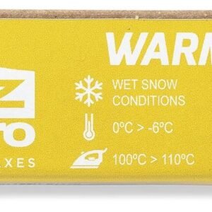 Ecologische Wax Blok - Plantaardige Wax - Ski Onderhoud - 0% Paraffine Fluorine - 50g - Geel