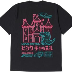 Edwin Europe Mens Pink Castle TS