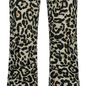 Emski - Panter Skibroek - Dames skikleding - Softshell Wintersportbroek met panterprint