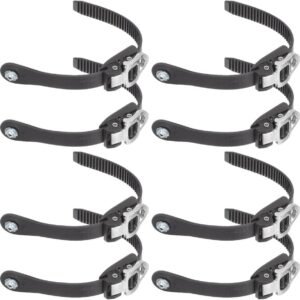 Energieriemen Set - Reservebanden Skate - Schoenen Bevestigen - Duurzaam PP Materiaal - 8 Stuks - Zwart
