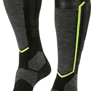 FALKE SB2 warm dik wol functioneel materiaal skisokken heren zwart - maat 46-48