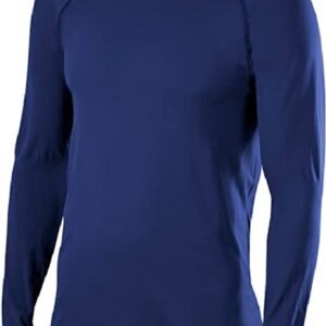 FALKE Warm Longsleeved Shirt Comfort Heren 39610 - XXL - Blauw (Dark Night)