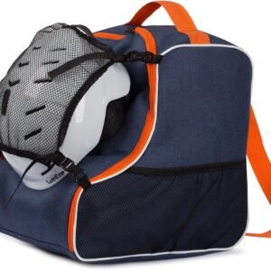 FEROCITY - Premium skischoentas - Skitas met uitneembaar meshvak - Kleur Blauw Oranje