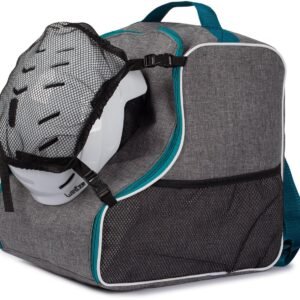 FEROCITY - Premium skischoentas - Skitas met uitneembaar meshvak - Kleur Len Turquoise met net